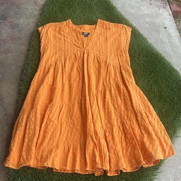 Maeve Anthropologie orange dress size Medium - Picture 3 of 5